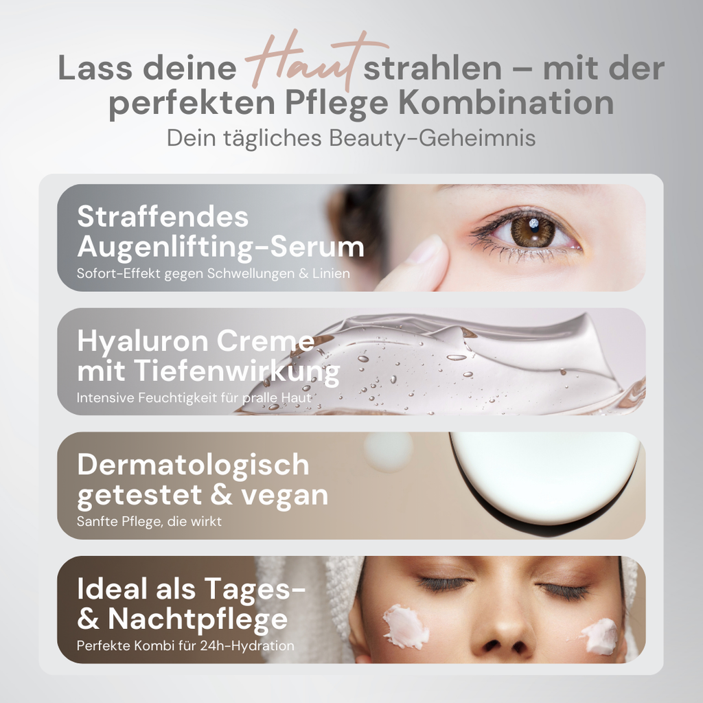 die perfekte Pflege Kombination tägliches Beauty Geheimnis